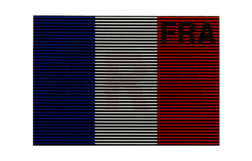 Dual IR Flag Patch FRA (France) (Color)