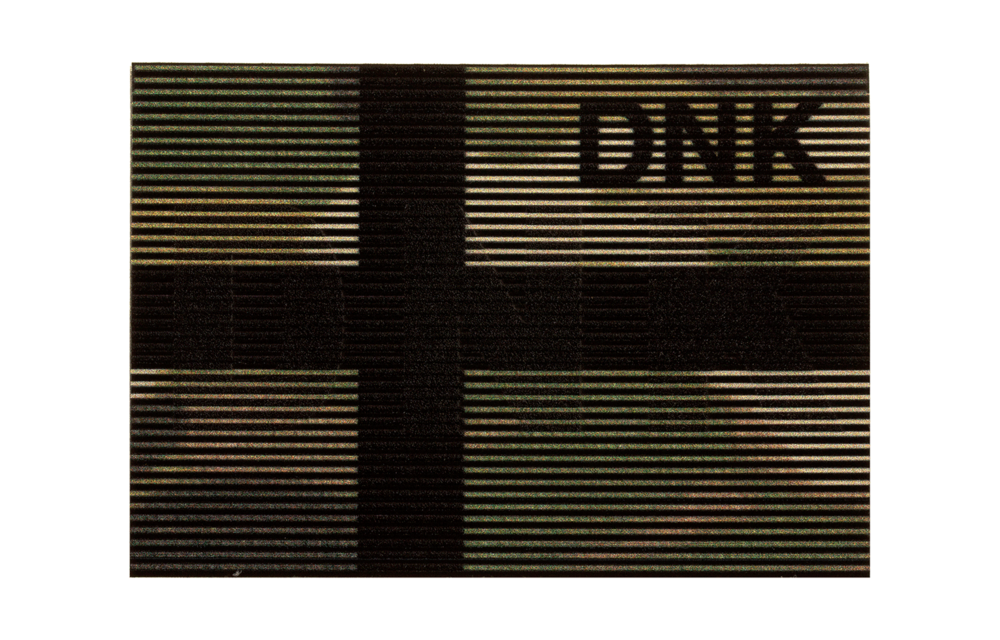 Dual IR Flag Patch DNK (Denmark) (Multicam)