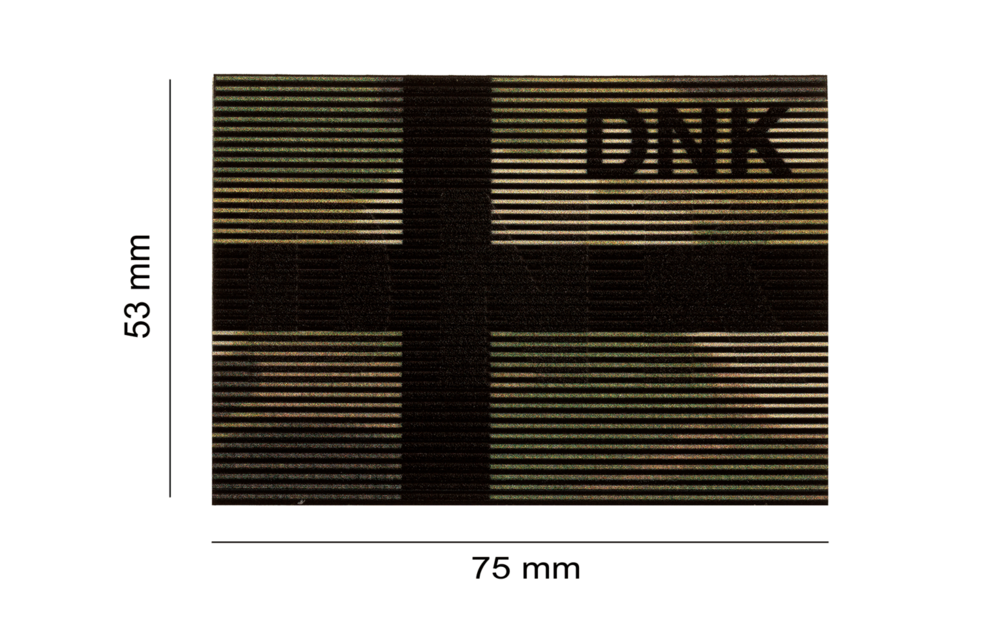 Dual IR Flag Patch DNK (Denmark) (Multicam)