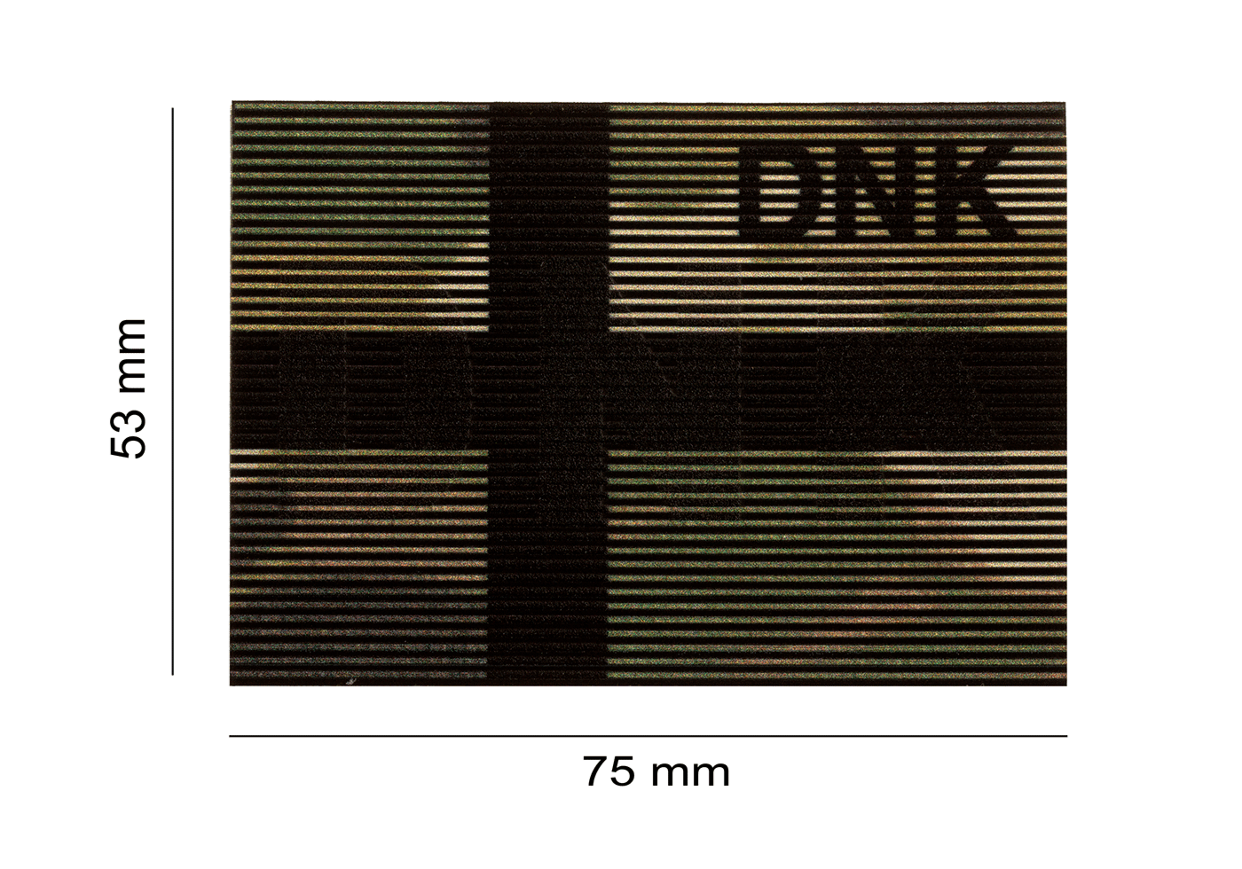 Dual IR Flag Patch DNK (Denmark) (Multicam)