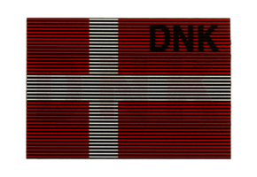 Dual IR Flag Patch DNK (Denmark) (Color)
