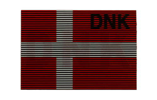 Dual IR Flag Patch DNK (Denmark) (Color)