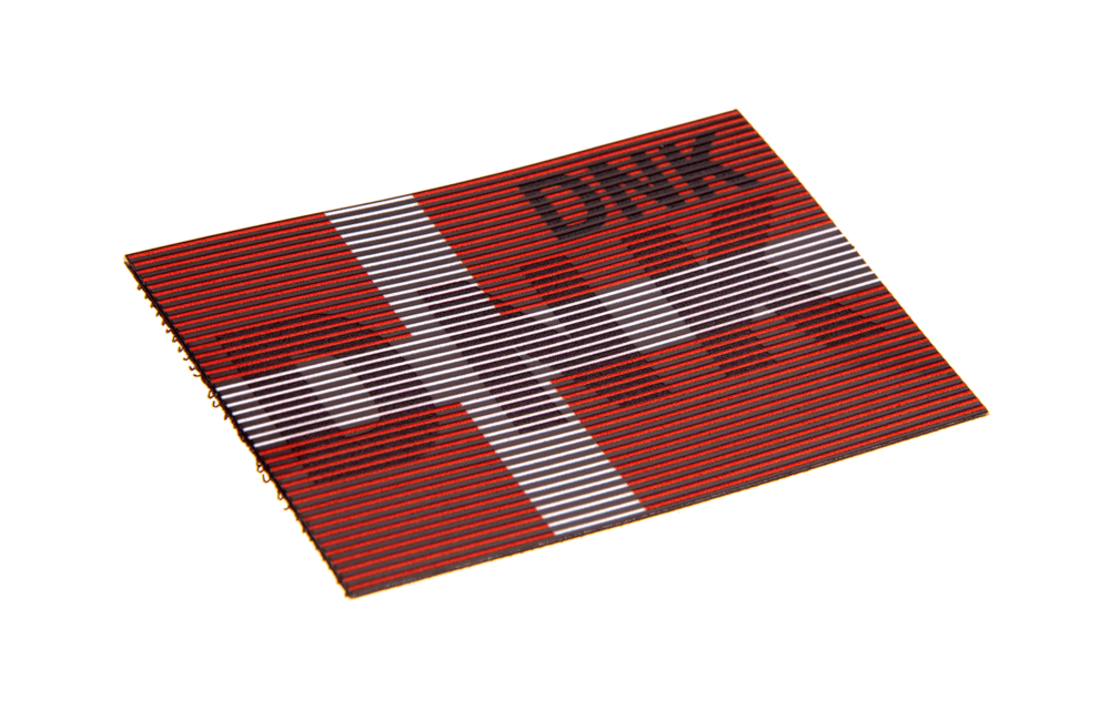Dual IR Flag Patch DNK (Denmark) (Color)