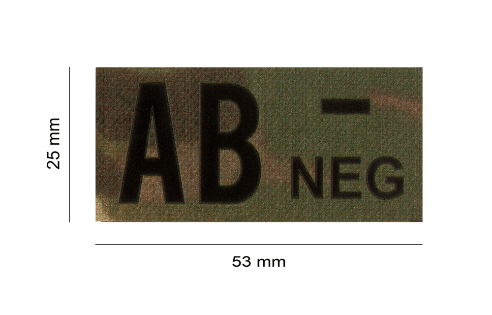 AB Neg IR Patch (Multicam)