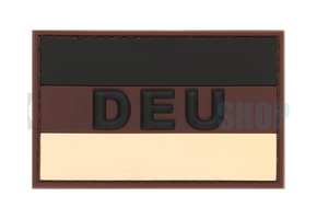 German Flag PVC Patch (Desert)