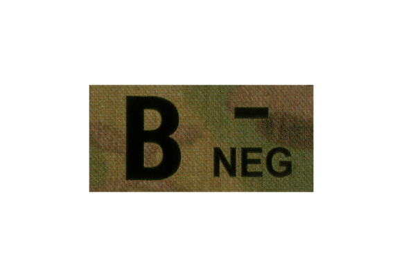 B Neg IR Patch (Multicam)