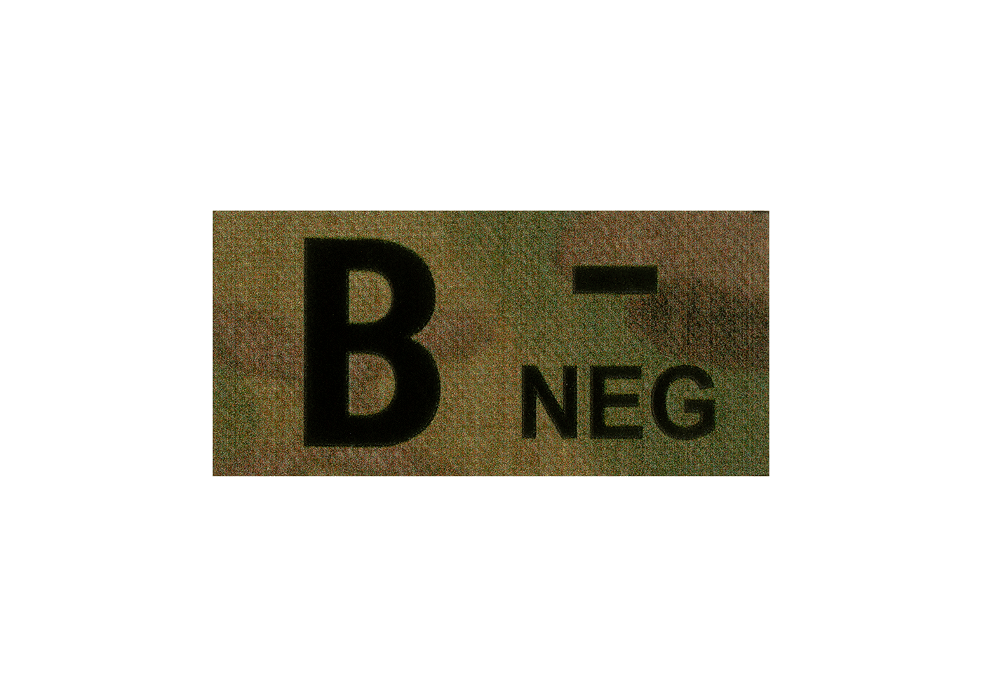 B Neg IR Patch (Multicam)