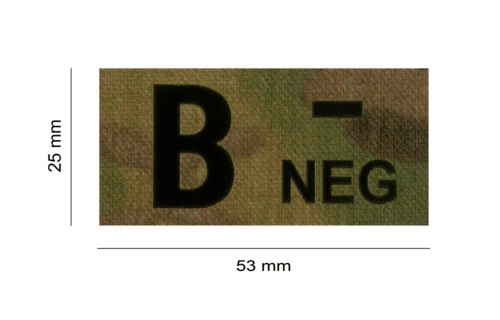 B Neg IR Patch (Multicam)