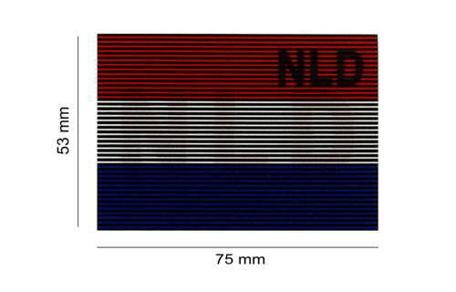 Dual IR Patch NLD (The Netherlands) (Color)