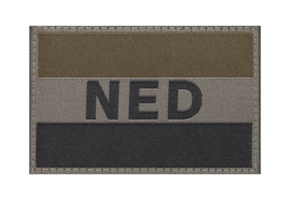 Netherlands NLD NED Flag Patch (RAL 7013)