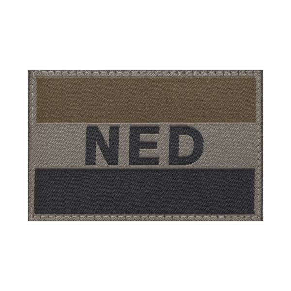 Netherlands NLD NED Flag Patch (RAL 7013)