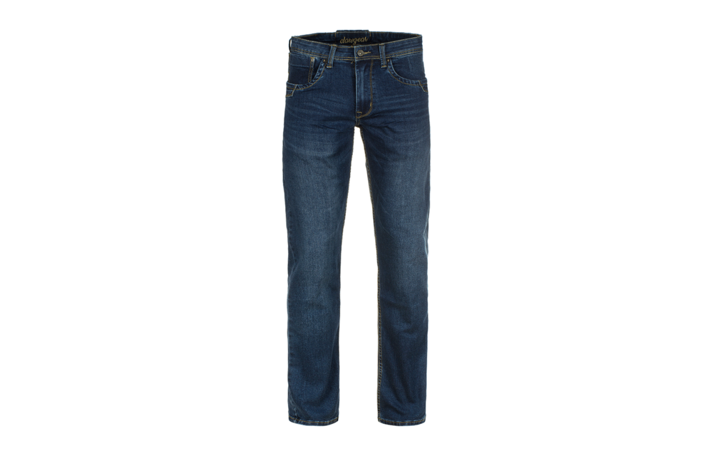 Blue Denim Washed Tactical Flex Jeans (Sapphire)