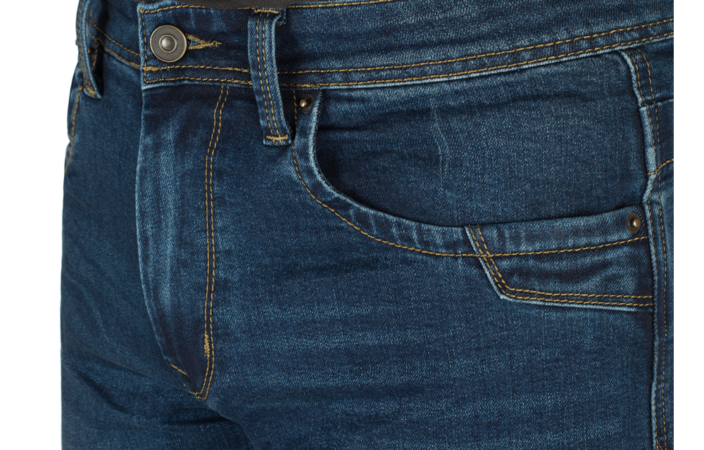Blue Denim Washed Tactical Flex Jeans (Sapphire) - BELGEAR