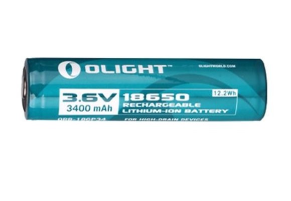 3.6V Li-On Rechargeable Battery 18650 (3400mAh)
