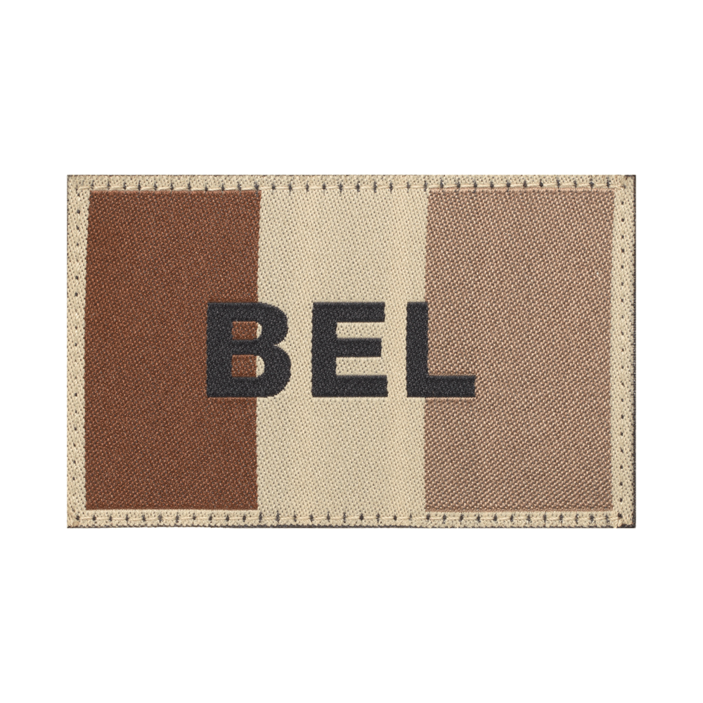 Belgium Flag Patch (Desert)