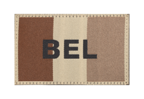 Belgium Flag Patch (Desert)