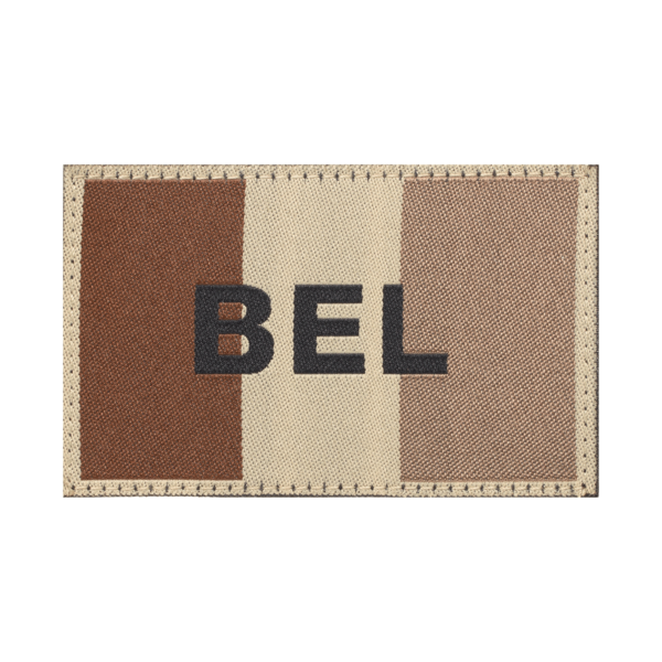 Belgium Flag Patch (Desert)