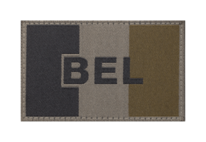 Belgium Flag Patch (RAL7013)