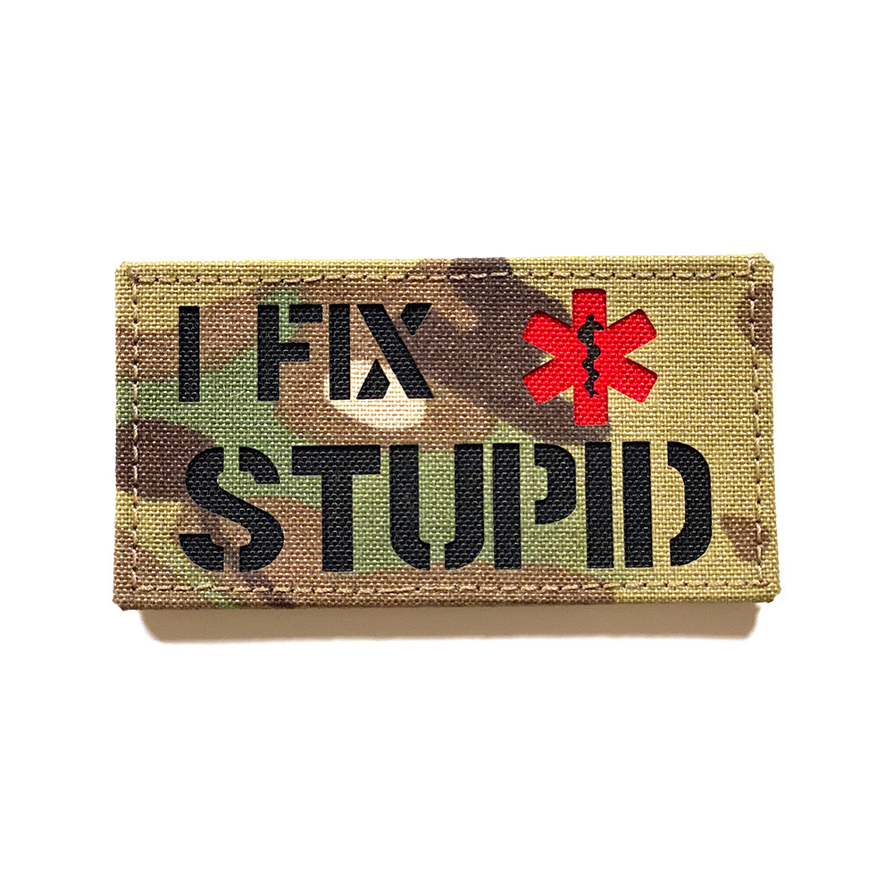 I Fix Stupid Medic Patch (Red)