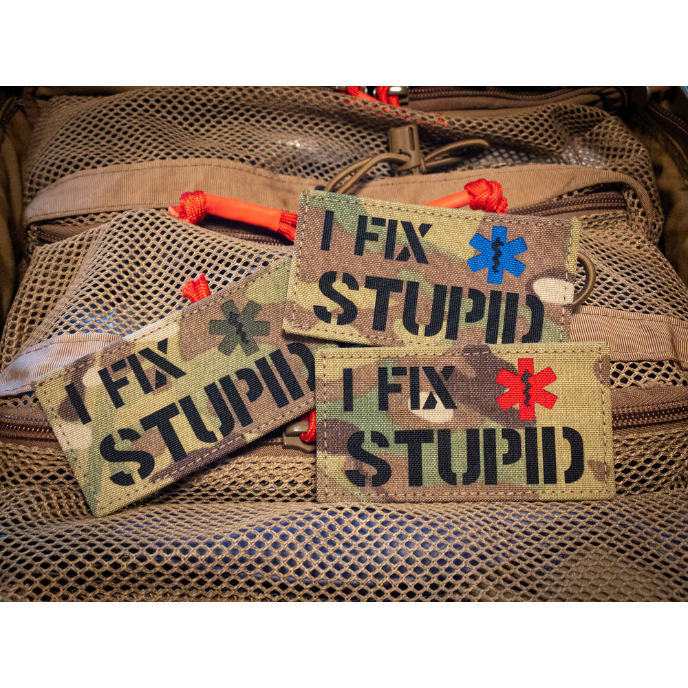I Fix Stupid Medic Patch (Blue)