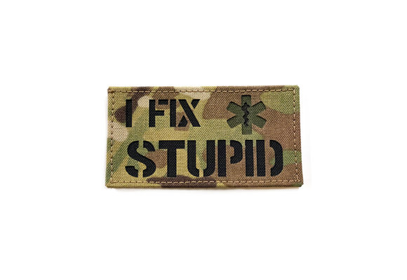 I Fix Stupid Medic Patch (Green)