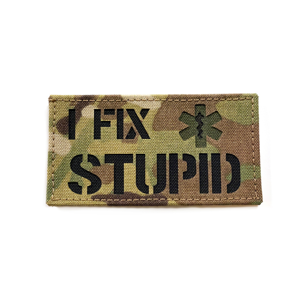 I Fix Stupid Medic Patch (Green)