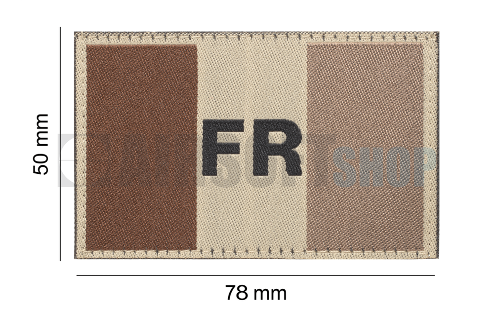 France Flag Patch (Desert)