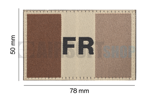 France Flag Patch (Desert)