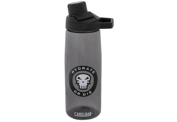 Drinking Bottle Chute 0.75 liter Hydrate Or Die (Grey)