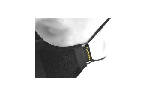 Face Mask With Velcro (Black)