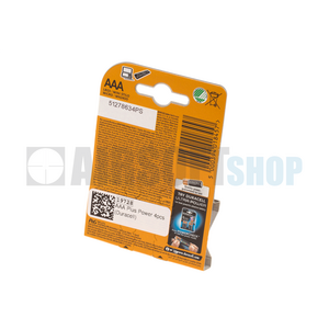 LR03 / AAA Alkaline Plus Batterij (4Pcs)