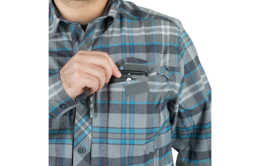 Defender MK2 Pilgrim Shirt (Blue Plaid)