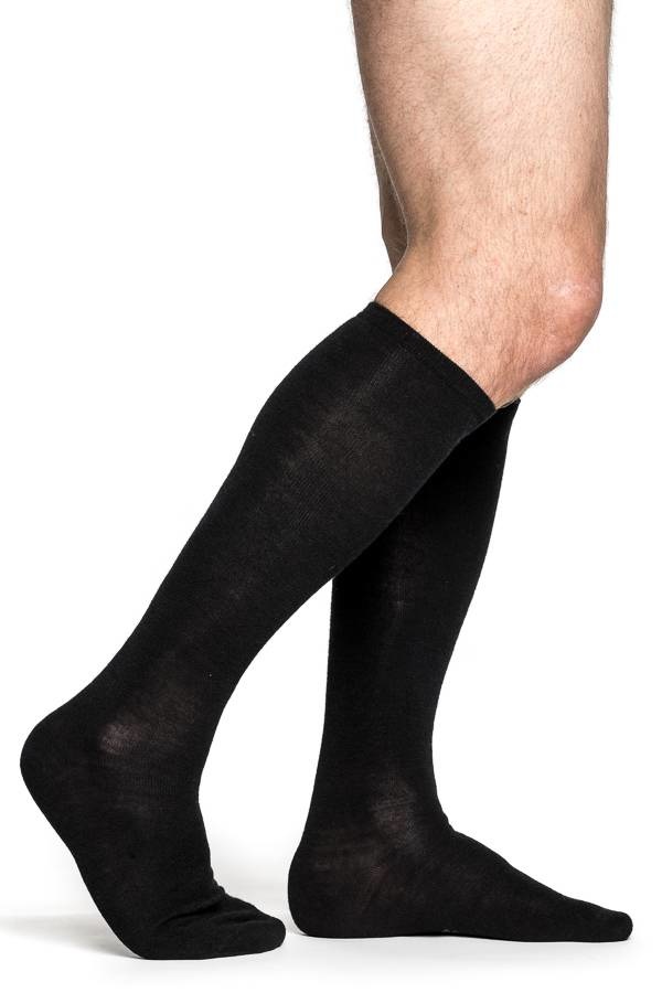 Liner Knee-High Socks (Black)