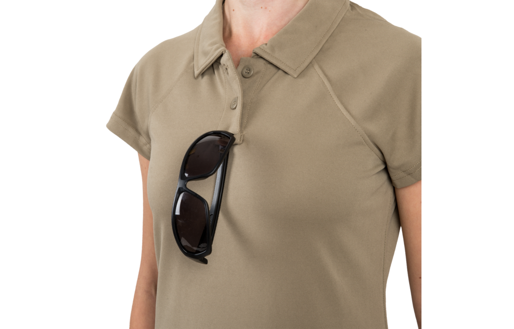 Women’s UTL Polo Shirt (TopCool Lite) (Black)