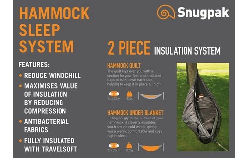 Quilt Hammock Sleeping Bag (Olive)