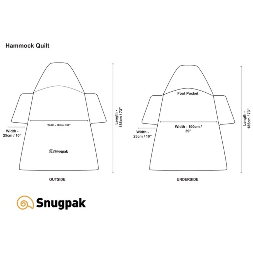Quilt Hammock Sleeping Bag (Olive)
