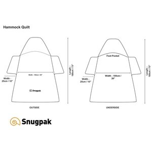 Quilt Hammock Sleeping Bag (Olive)