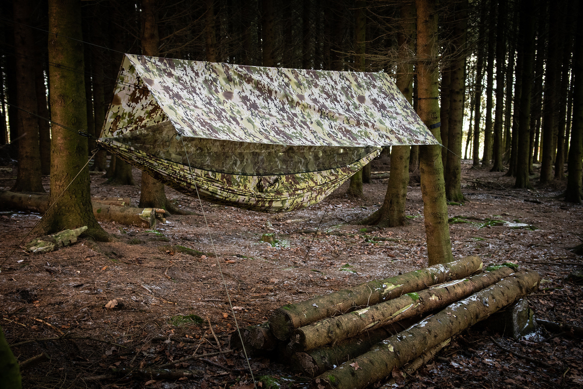 Jungle Hammock with Mosquito Net (Multicam)