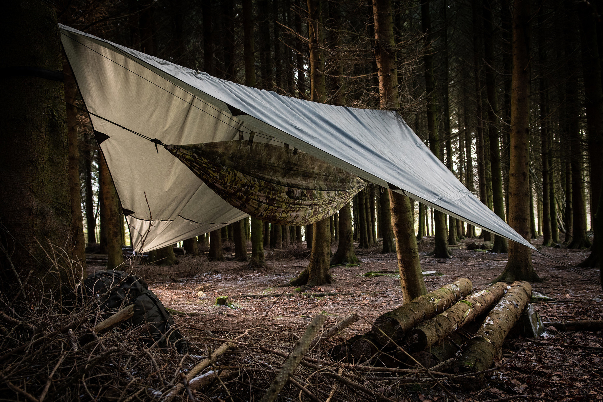 Jungle Hammock with Mosquito Net (Multicam)