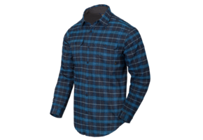 GreyMan Shirt (Blue Stonework Plaid)