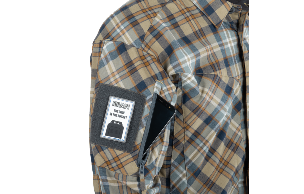 MBDU Flannel Shirt (Slate Blue Checkered)