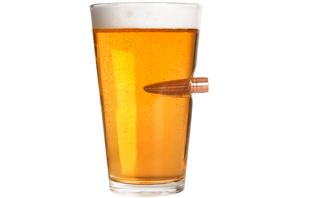 Pint Glass .50 Cal (Projectile Plain)
