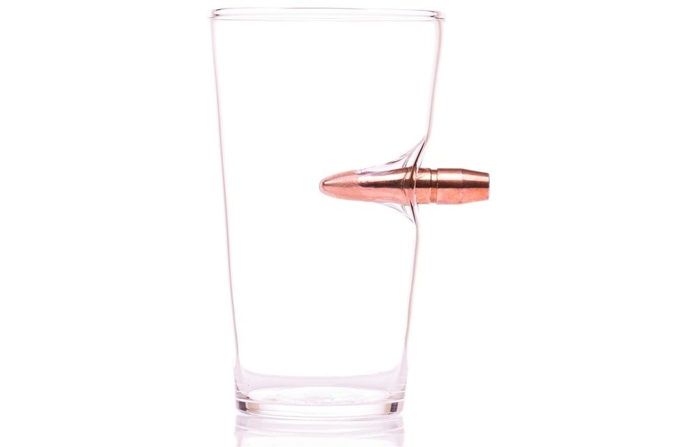 Pint Glass .50 Cal (Projectile Plain)