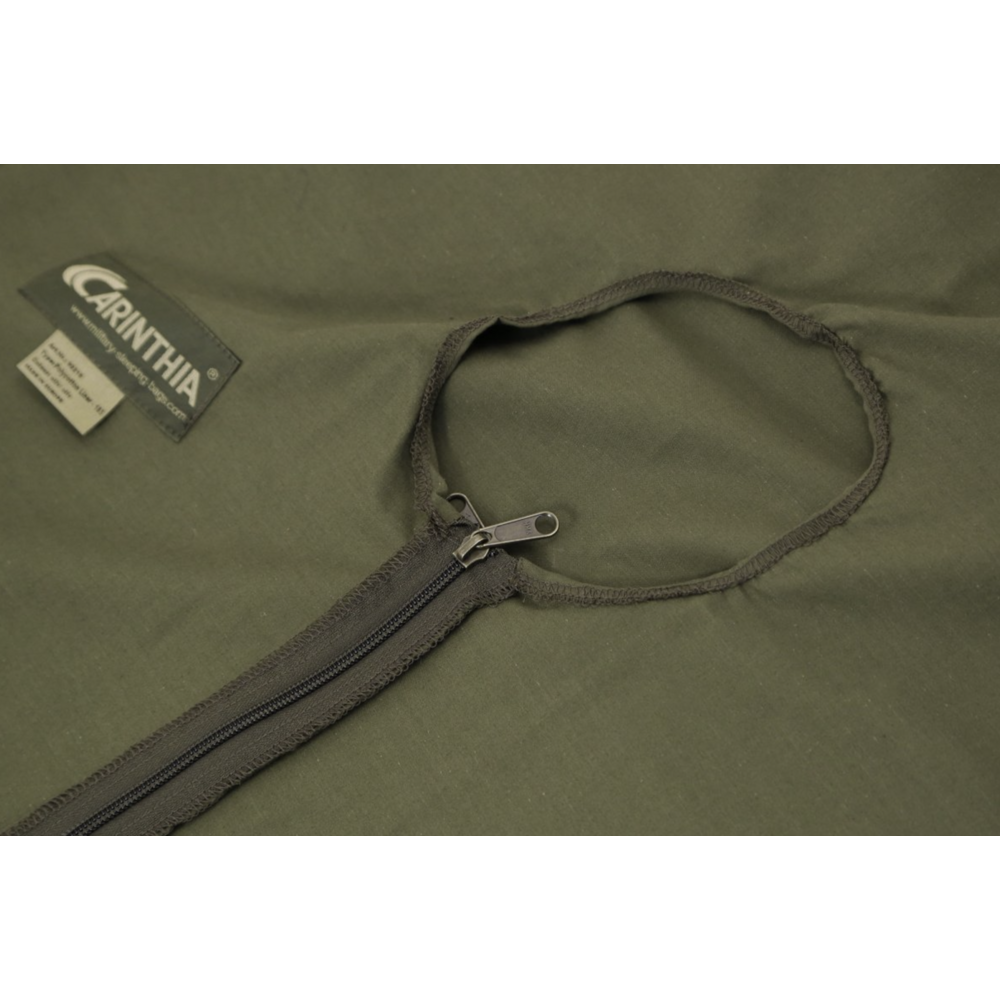Polycotton Liner For Sleeping Bag (Mid Zip) (Olive)