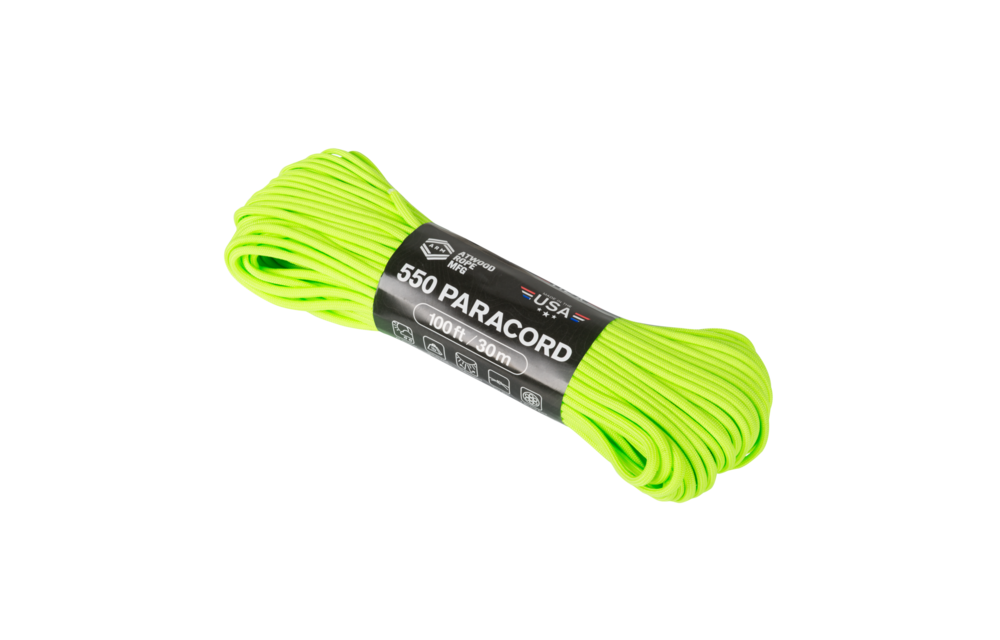 550 Paracord 30m (Neon Green)