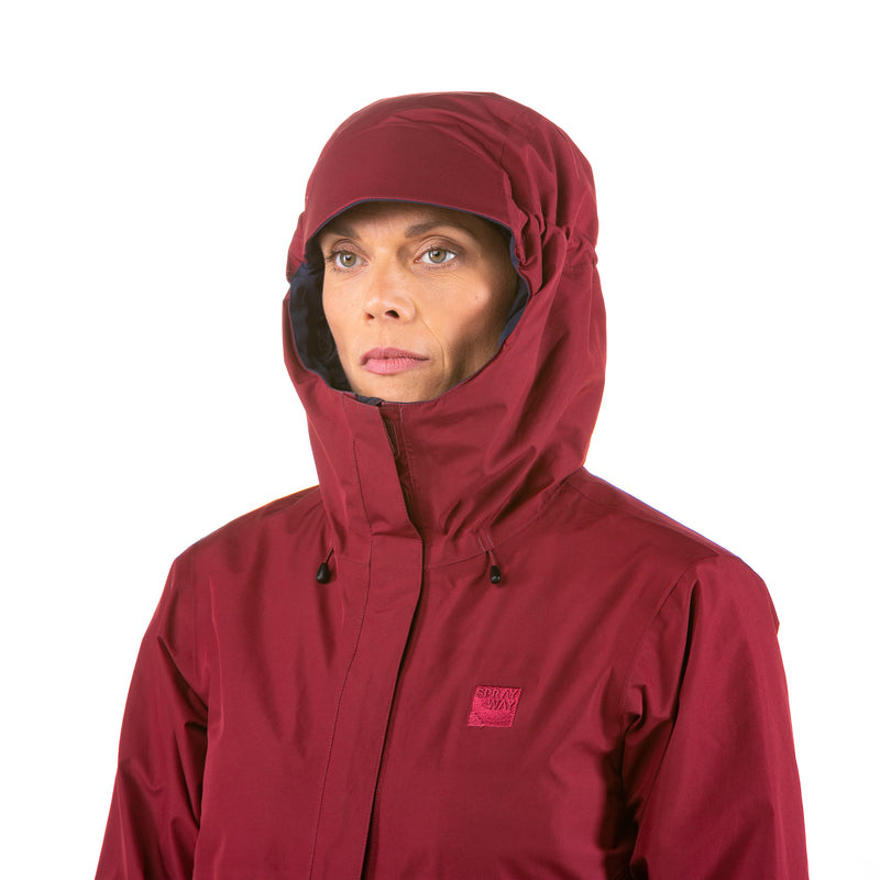 Era Women GTX Rain Jacket (Tempranillo)