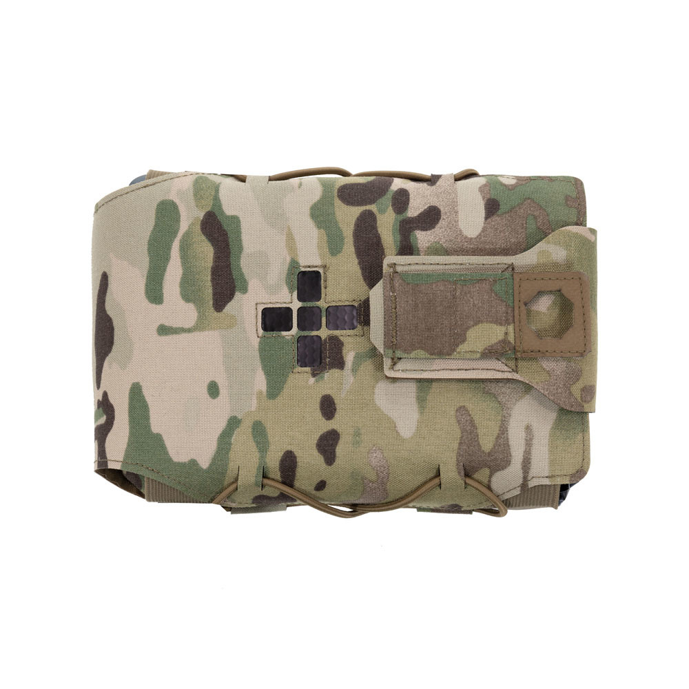 Laser Cut Large Horizontal Individual First Aid Kit Pouch (Multicam)