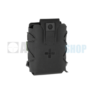 Laser Cut Large Horizontal Individual First Aid Kit Pouch (Black)