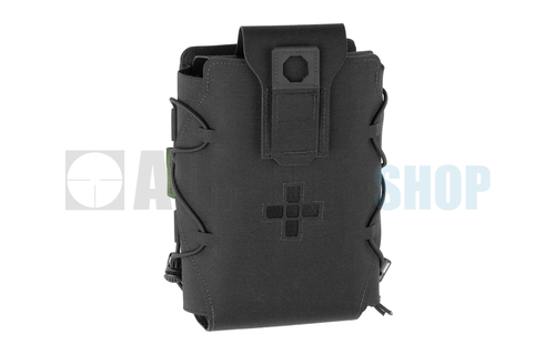 Laser Cut Large Horizontal Individual First Aid Kit Pouch (Black)