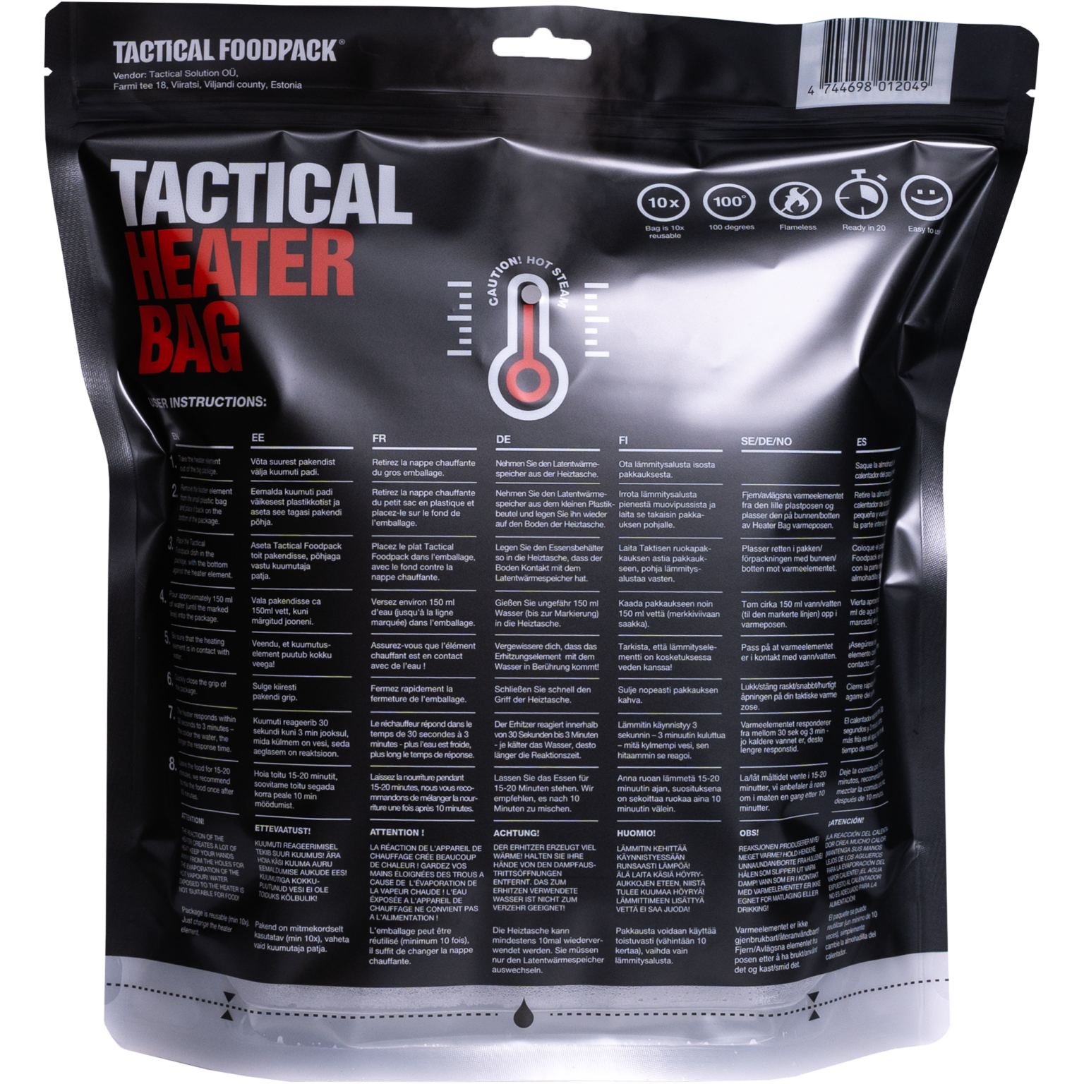 Tactical Heater Bag with Element